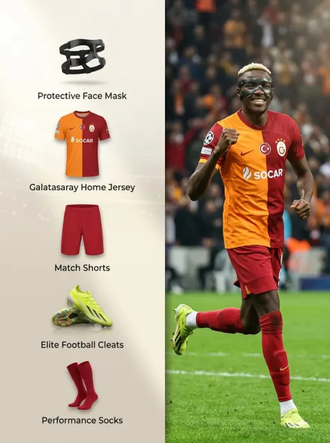 Victor Osimhen Sports Gear Breakdown