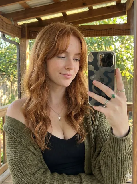 Cozy Mirror Selfie Aesthetic