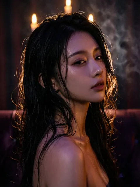 Sultry Cinematic Portrait