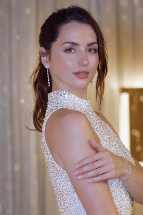 Elegant Woman Sparkling Portrait