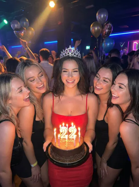 Nightclub Birthday Celebration Photography