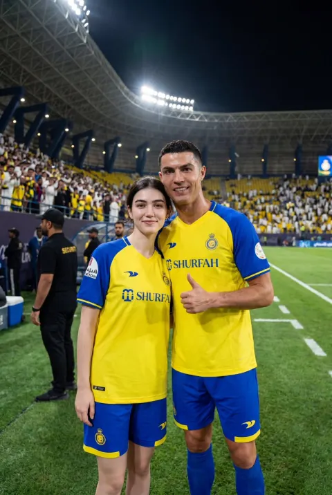 Fan's Dream Photo With Ronaldo
