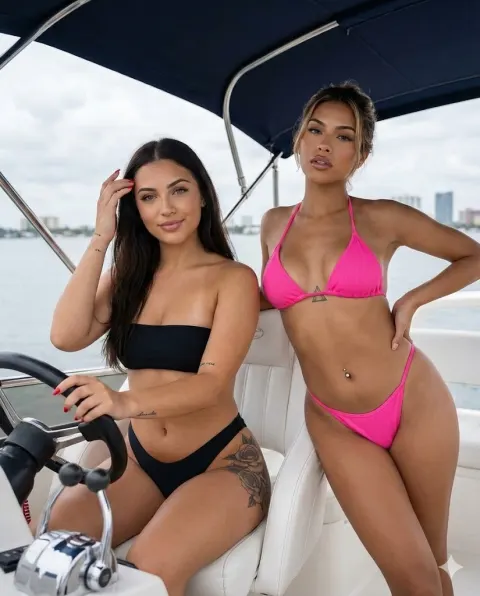 Yacht Bikini Portrait Shoot