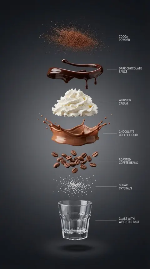 Hyperrealistic Drink Exploded Views