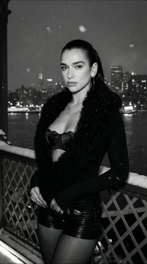 Dua Lipa Snowy NYC Editorial