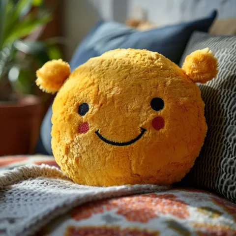 Hygge Smiley Face Pillow
