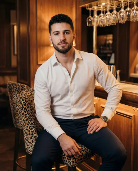 Bar Gentleman Night Portrait