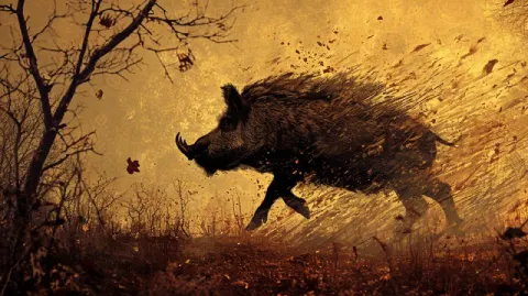 Andy Kehoe Style Wild Boar Charge