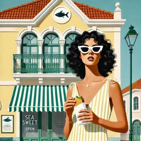 Sunny Day Vibrant Sandwich Bite