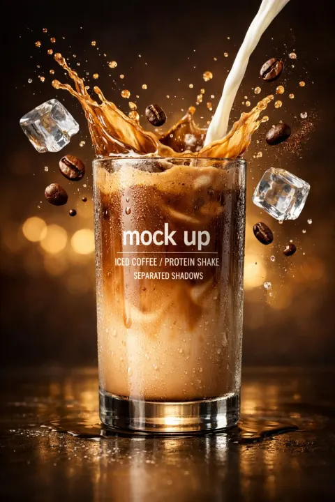 Iced Beverage Splash Shot