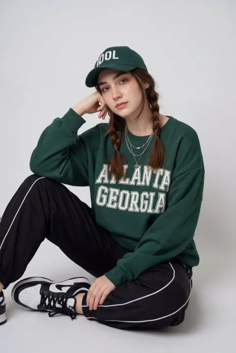 Casual Streetwear Studio Portrait