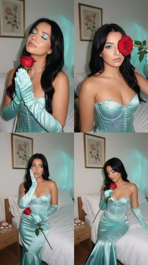 Mermaid Rose Retro Dream