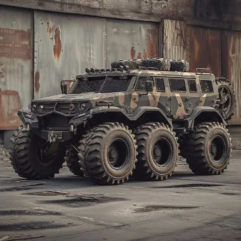 Urban Tactical 6-Wheeled Vehicle, Off-Road