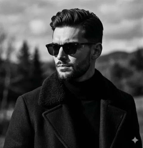 Dramatic Sunglasses Portrait