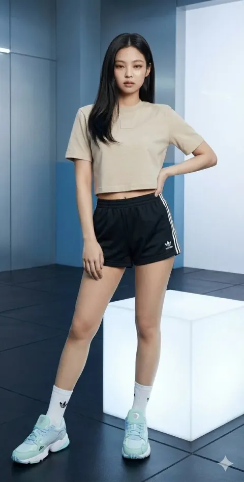 Jennie Kim Adidas Fashion Shoot
