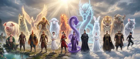Zodiac Spirits Divine Gathering