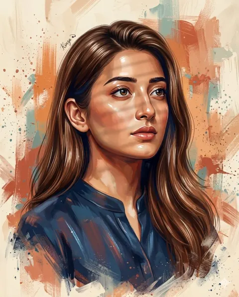 4K Digital Portrait Art
