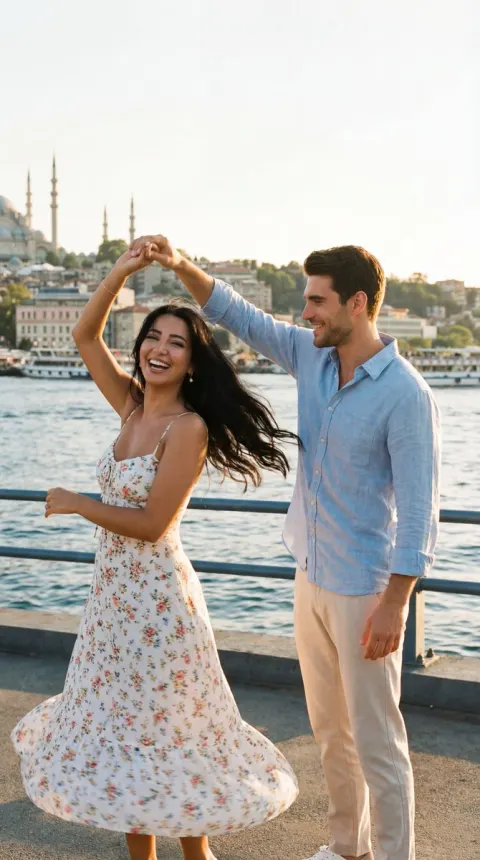 Istanbul Sunset Dance Romance