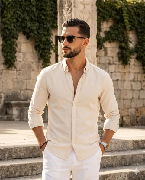 Mediterranean Summer Style Portrait