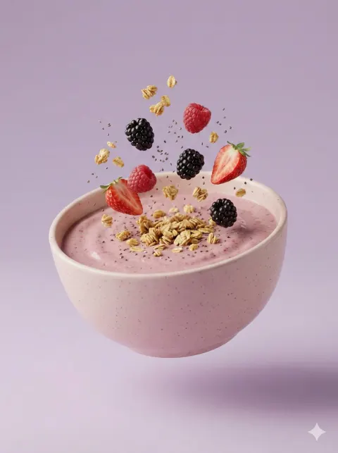 Berry Smoothie Splash Bowl
