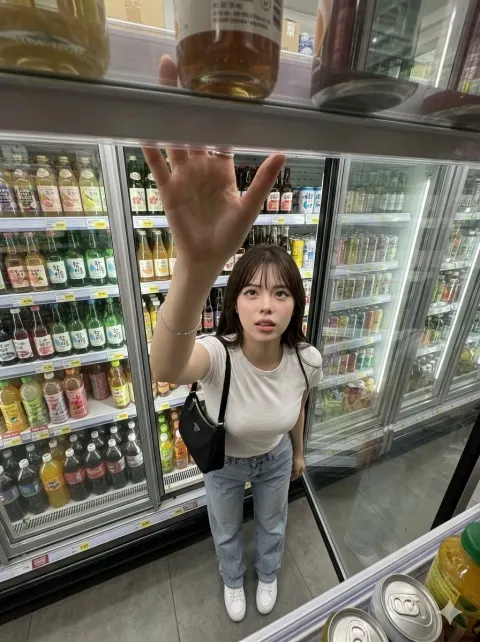 Candid Grocery Store Reach