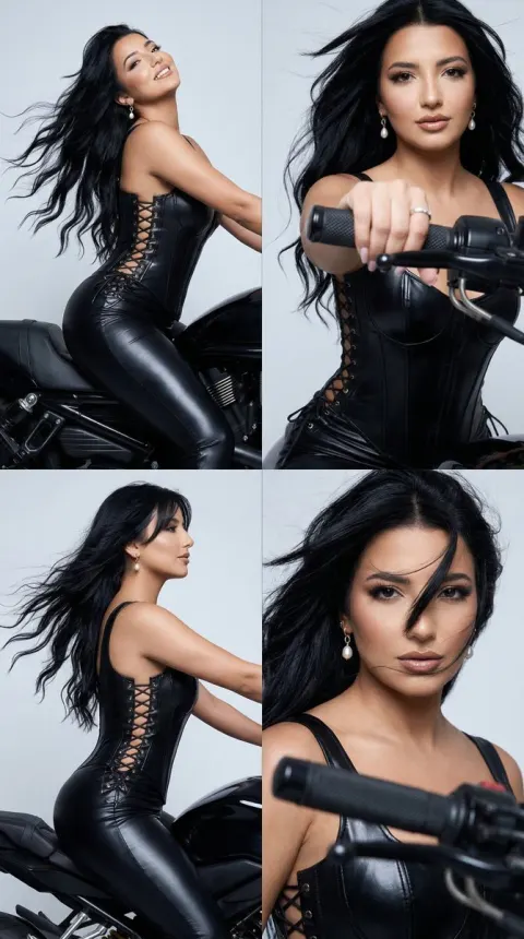 Rebel Noir Motorcycle Luxury Editorial