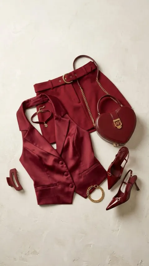 Crimson Fashion Editorial