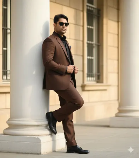 Urban Luxury Night Fashion Portrait
