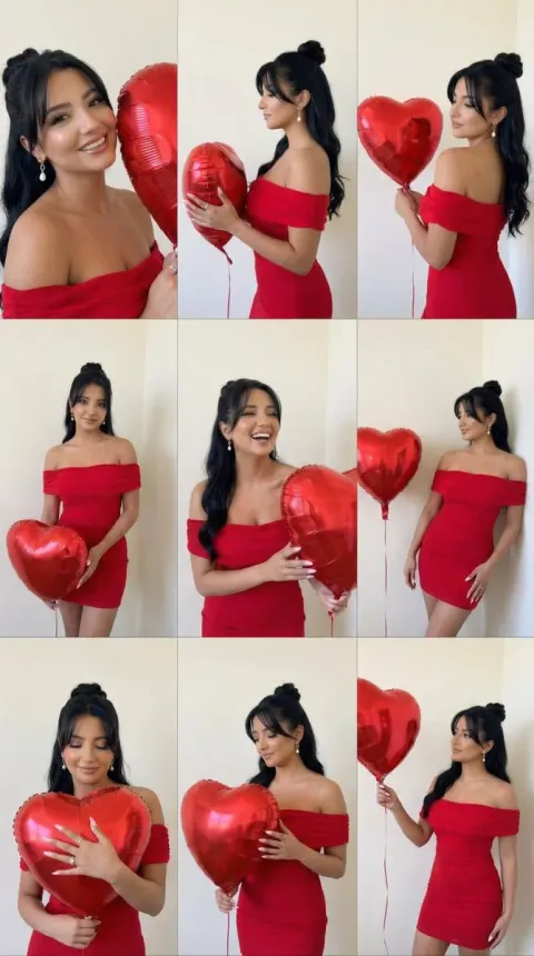 Romantic Rose Editorial Grid