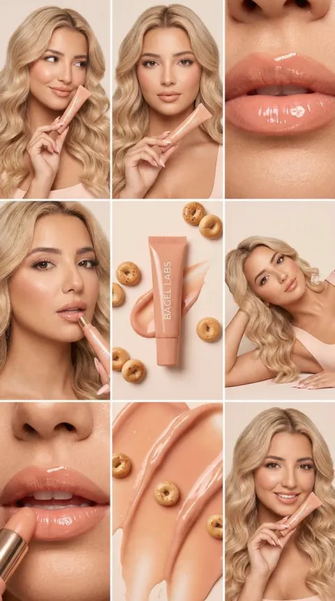 Peach Glow Luxury Lip Campaign