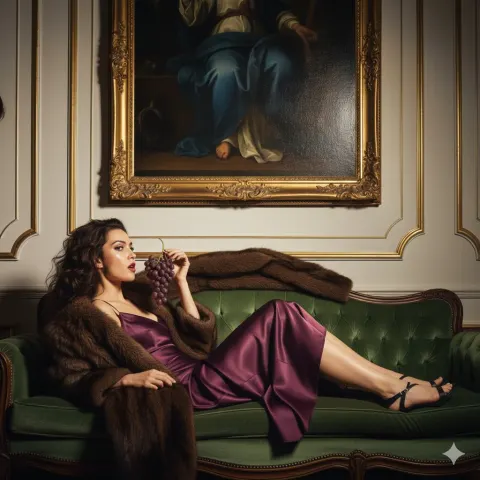Baroque Grape Indulgence
