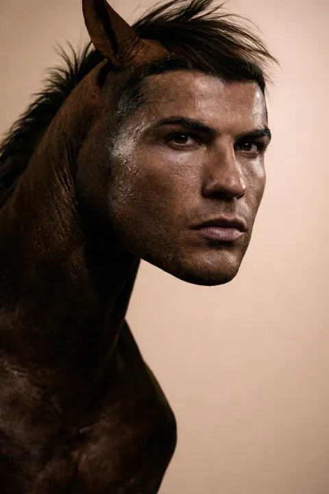 Human Horse Hybrid Portrait