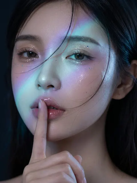 Midnight K-Fashion Shh Editorial Portrait