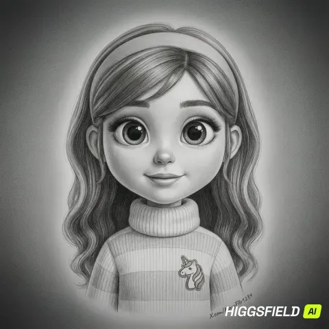 Hyper-Realistic Pencil Portrait Girl