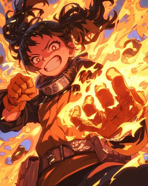 Anime Fire Battle, Girl’s Super Fire Punch