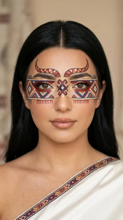 Anatolian Kilim Wearable Art Makeup