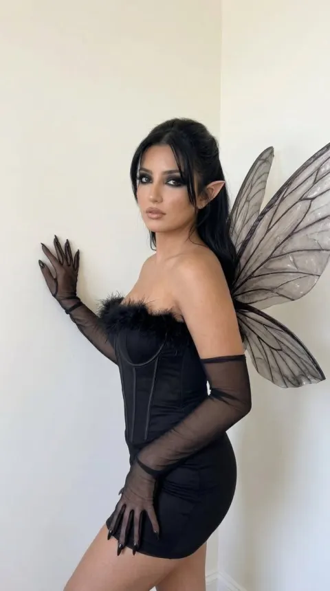 Dark Fairy Haute Couture Portrait