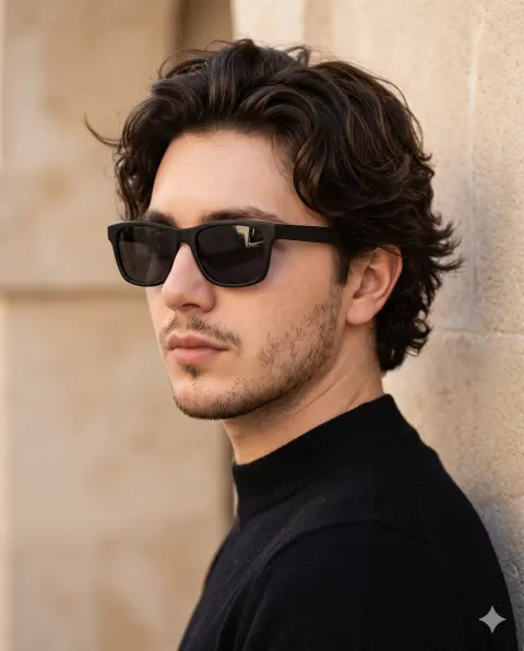Mediterranean Luxury Fashion Portrait