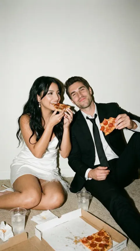 Late Night Wedding Afterparty Pizza
