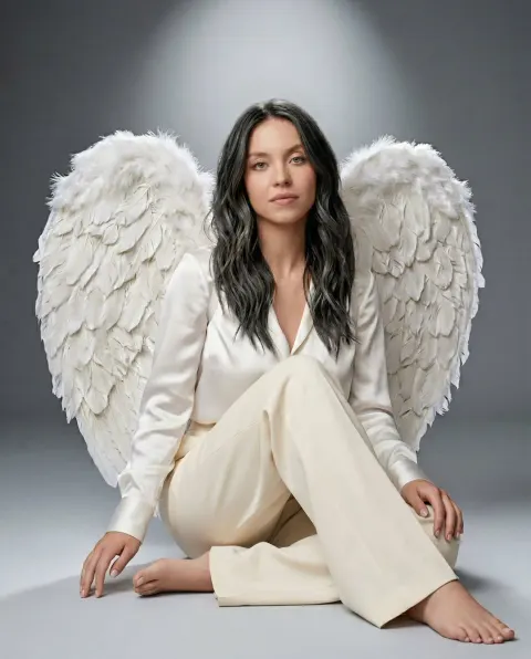 Angel Wings Fashion Portrait Series