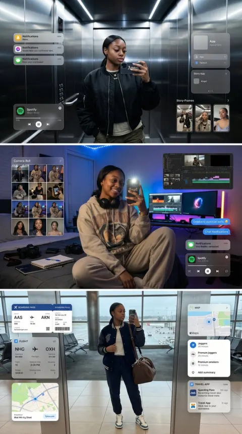 Cinematic Creator Fashion Selfie Poster