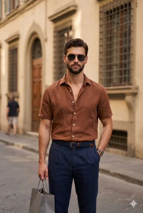 Stylish Man Street Fashion Editorial