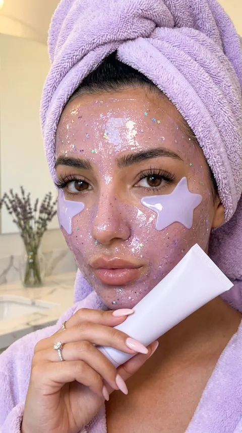 Luxury Lavender Spa Skincare Selfie