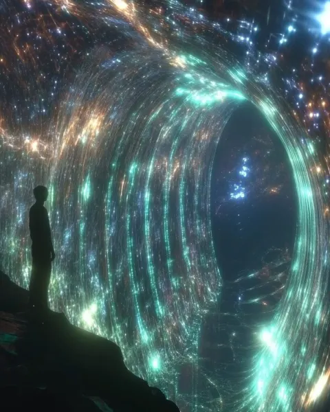 Edge of the Universe Cosmic Abstract Artwork