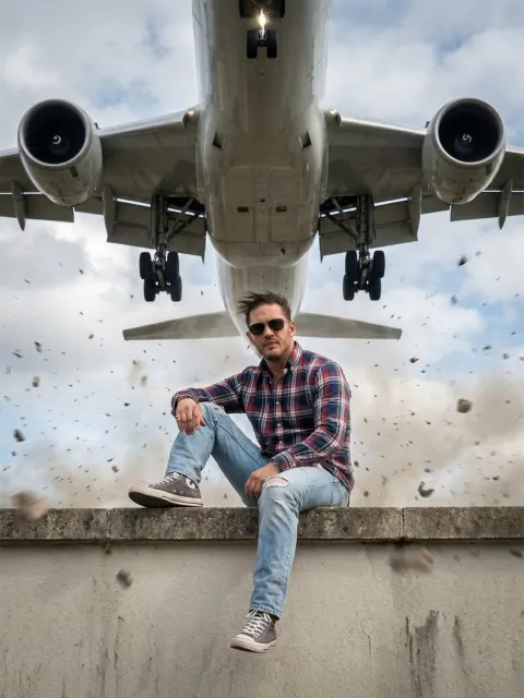 Boy Under the Jet