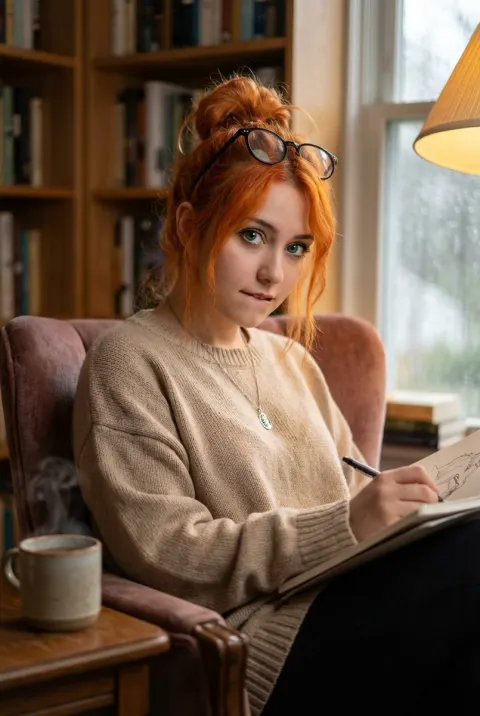 Alev: Copper-Haired Creative Spirit