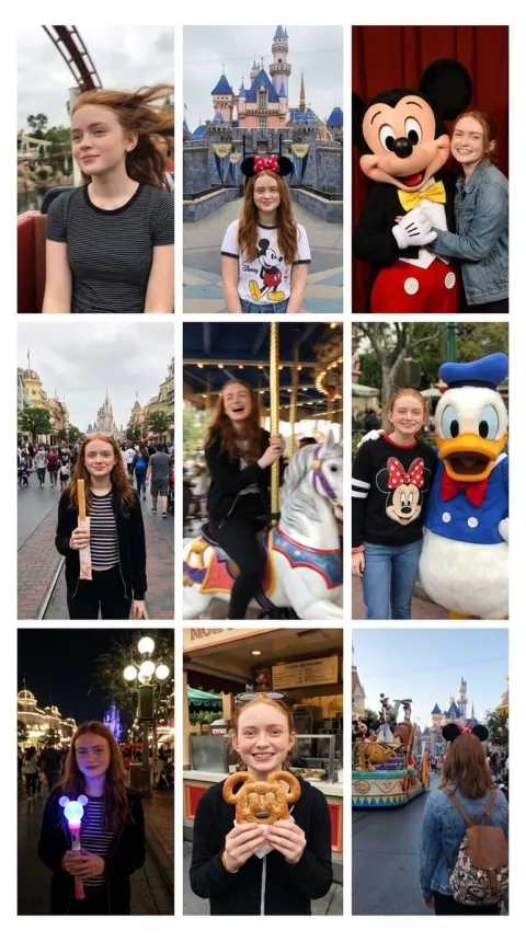 Disneyland Grid Travel Diary