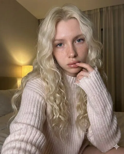 Melancholic Bedroom Selfie Portrait