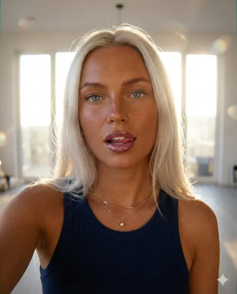 Sunkissed Glamour Selfie