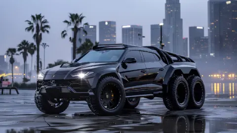 Lamborghini 6×6 SUV in Los Angeles